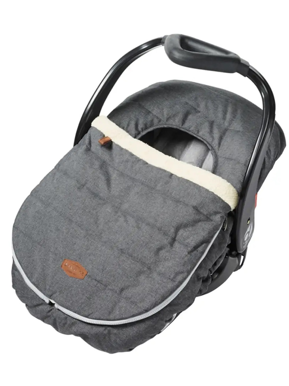 JJ Cole Dark Gray & Cream Infant Car Seat Cover